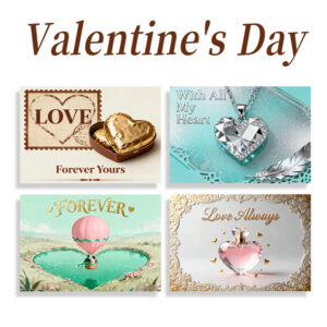 Трансграничные поздравительные открытки ко Дню святого Валентина от Amazon, рукописные открытки с признаниями в любви, сувениры, декоративные открытки