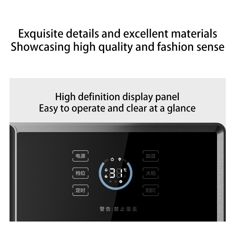 Умный каминный обогреватель трансграничное 3D моделирование распыление пламени паровой увлажнитель воздуха для дома голосовое дистанционное управление обогреватель