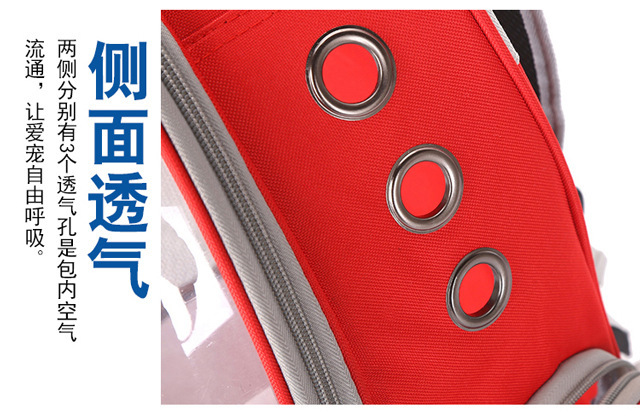 прозрачная сумка для кошек в стиле космической