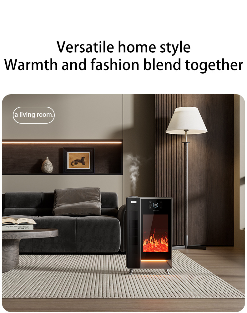 Умный каминный обогреватель трансграничное 3D моделирование распыление пламени паровой увлажнитель воздуха для дома голосовое дистанционное управление обогреватель