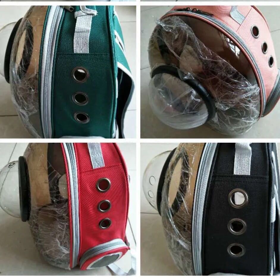 прозрачная сумка для кошек в стиле космической