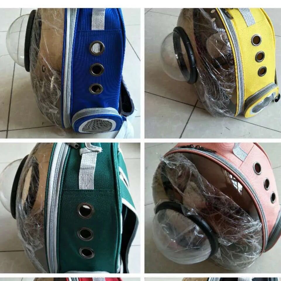 прозрачная сумка для кошек в стиле космической