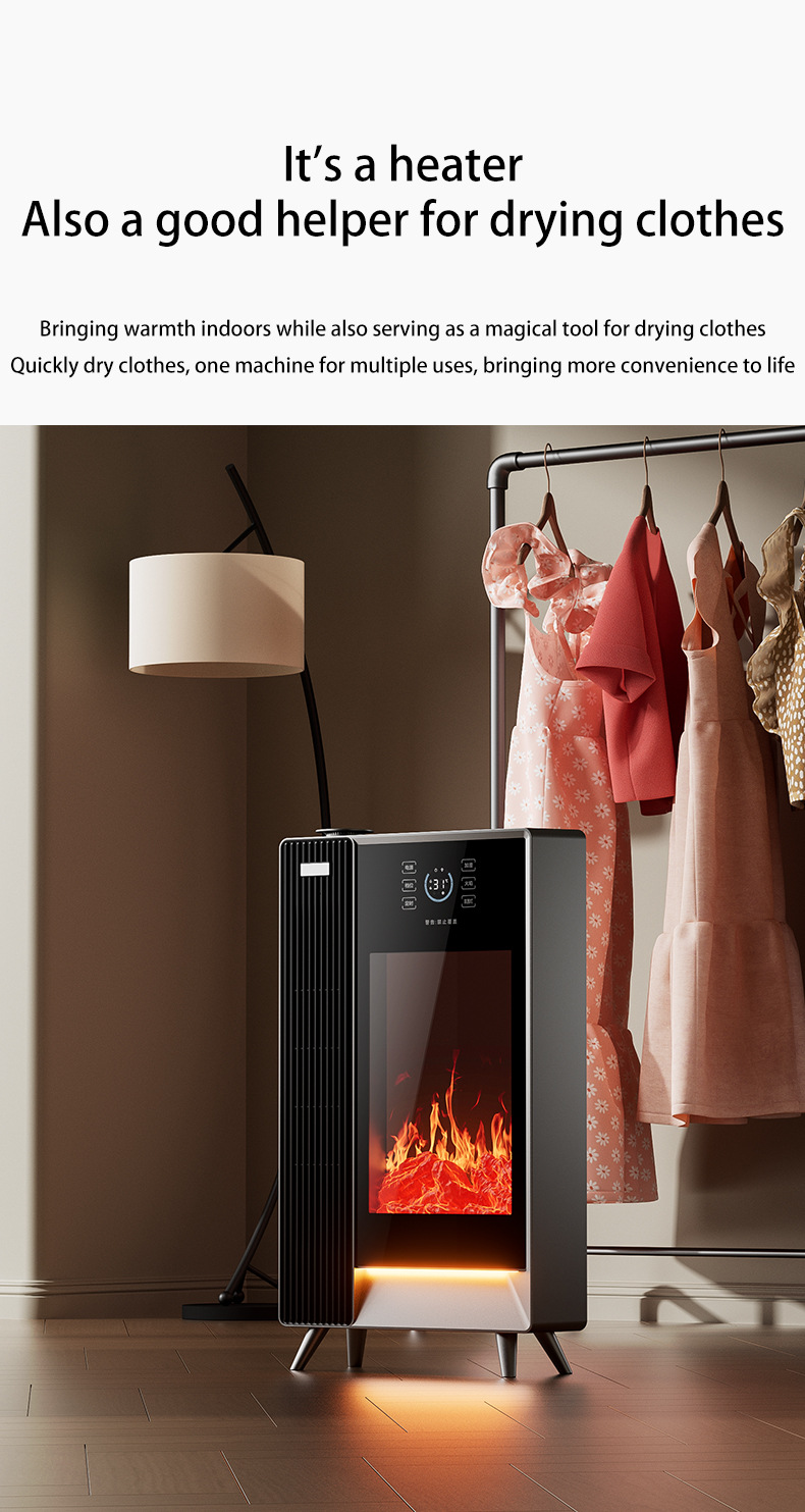 Умный каминный обогреватель трансграничное 3D моделирование распыление пламени паровой увлажнитель воздуха для дома голосовое дистанционное управление обогреватель