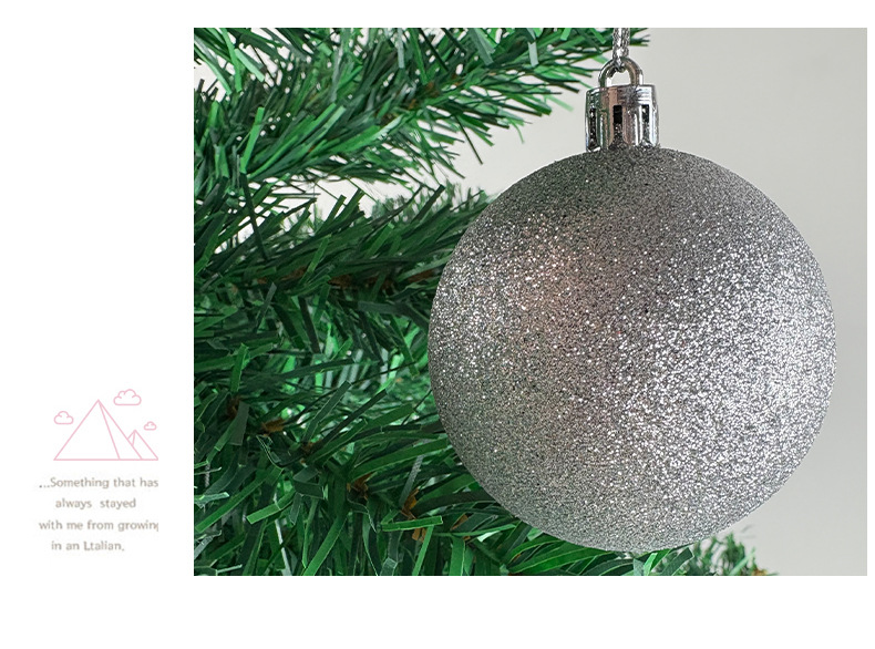 Прямые продажи с завода оптом новогодних шаров (6 см), елочных украшений, подвесных шаров, декоративных пластиковых гальванических шаров